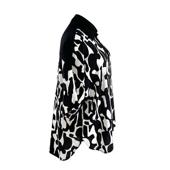 Elegant Darkwin White/Black Pant Suit - Premium Designer Turkish Style - Picture 6 of 9